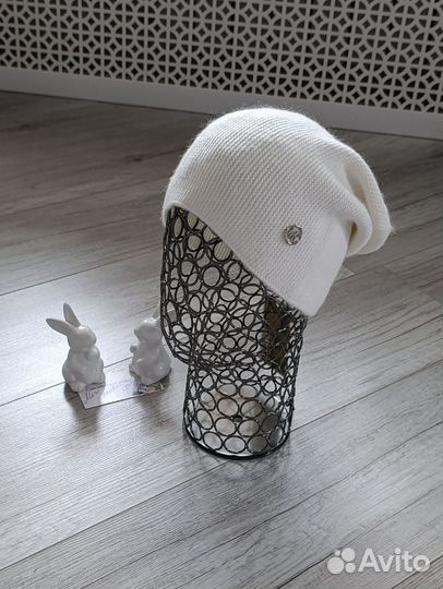 Шапка Michael kors премиум белая