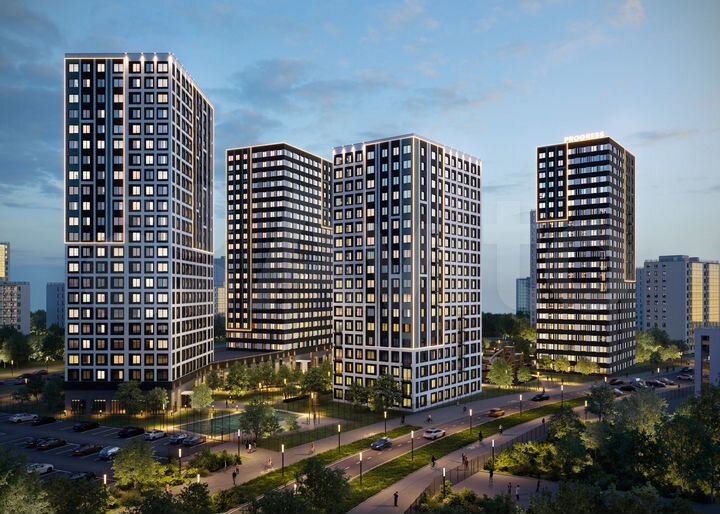 2-к. квартира, 51,5 м², 17/18 эт.