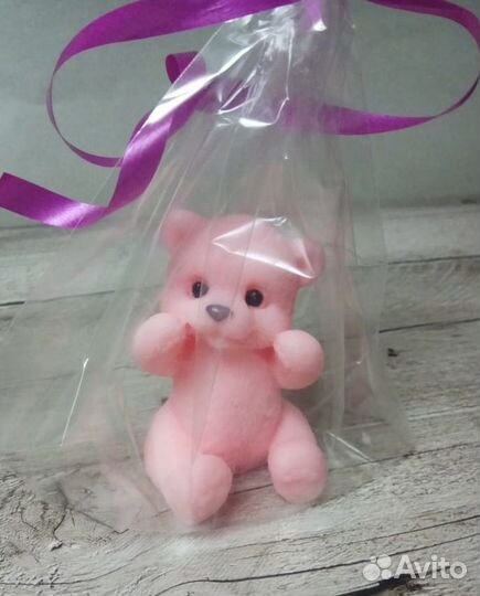 Мыло ручной работы мишка