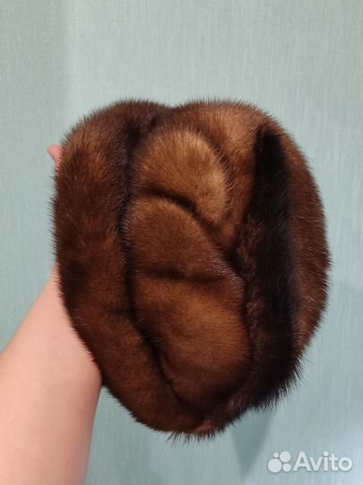 Шапка шляпка норковая новая