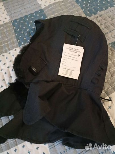 Шапка шлем зимний +каска