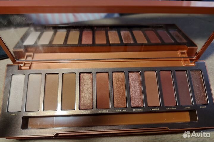 Палетка теней urban decay naked heat