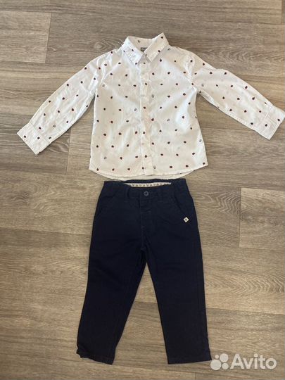 Рубашка gulliver 98, штаны 92