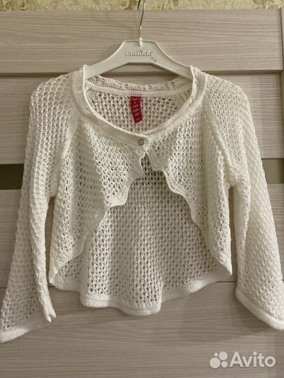 Кружевное болеро для девочки