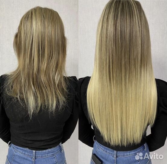 Наращивание волос на дому