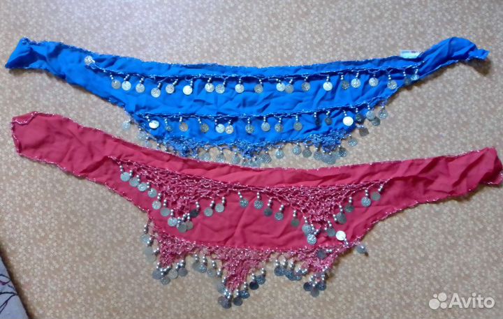 Костюм для восточных танцев+платки,трость,чехол