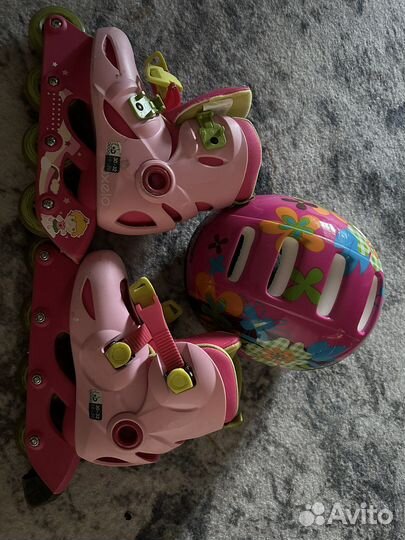 Роликовые коньки детские раздвижные