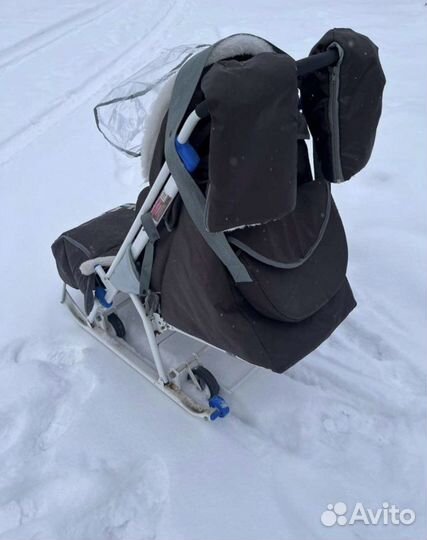 Коляска санки