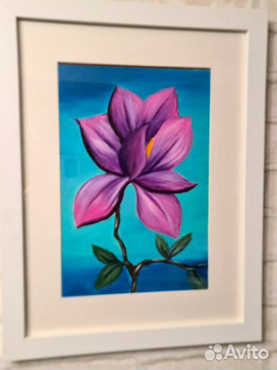 Картина гуашью