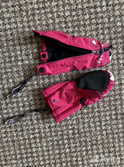 Варежки roxy детские 2-3г тонкие