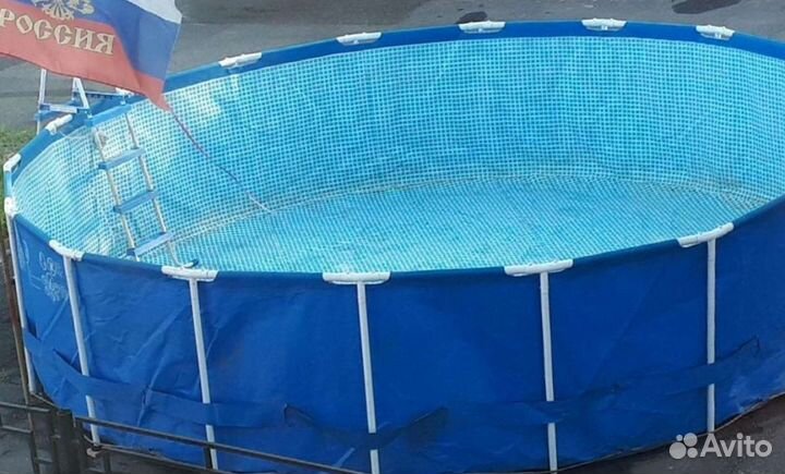 Каркасный бассейн intex 5.49 х 1.22