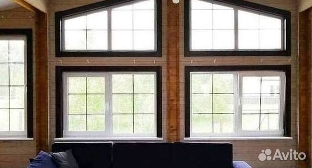 Остекление окон и балконов пвх