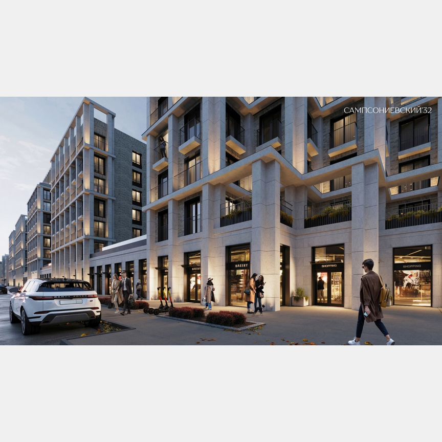 2-к. квартира, 67,5 м², 2/6 эт.