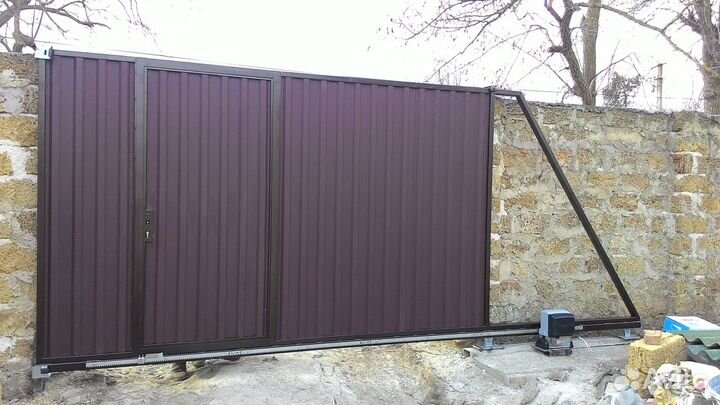 Ворота Откатные под Ключ