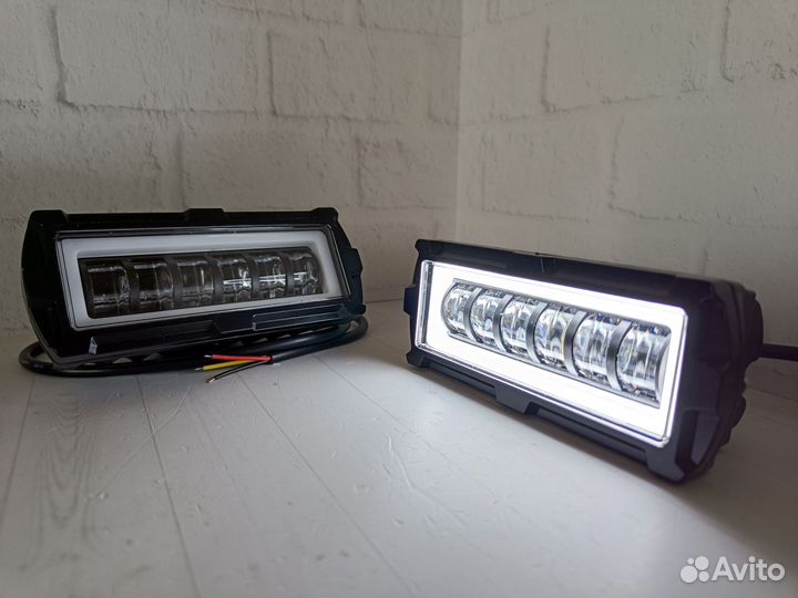 LED противотуманные фары повышенной мощности 100вт