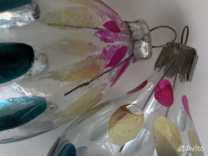 Елочные игрушки глинка