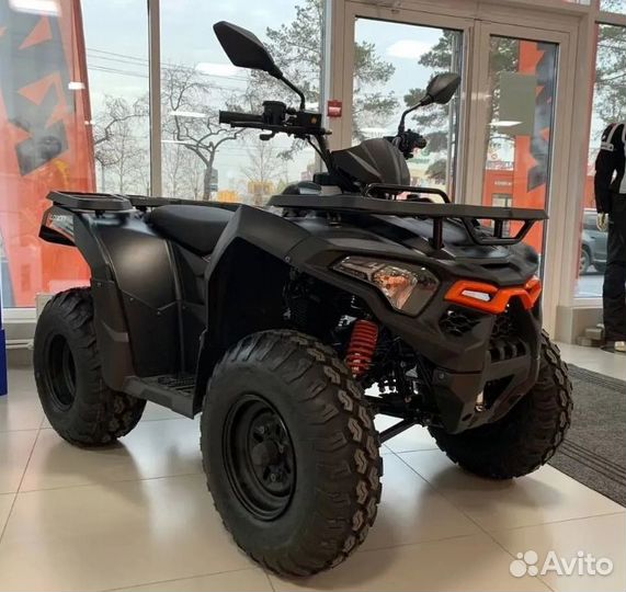 Квадроцикл Loncin Overland 200 черно-оранжевый