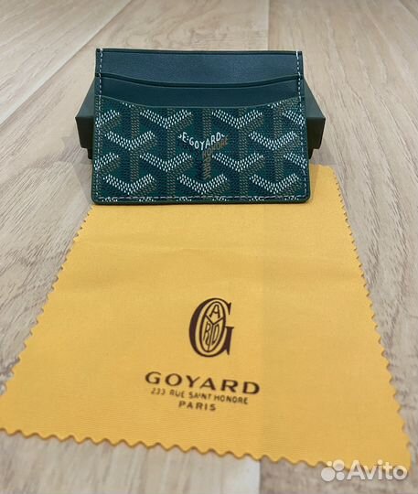 Кардхолдер goyard зелёный
