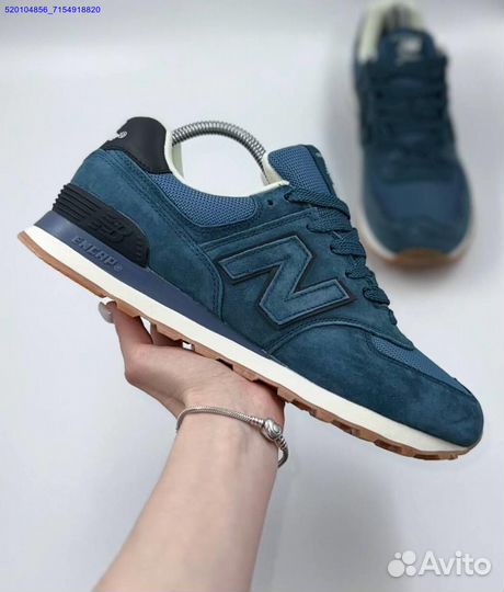 Кроссовки New Balance 574 Blue (Арт.48949)