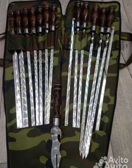 Шампура в тканевом чехле