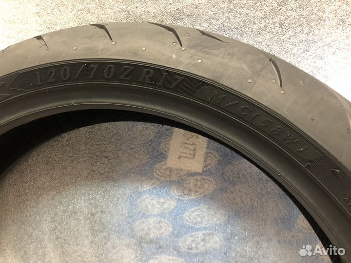 Комплект шин helios 110-70-17 и 150-60-17