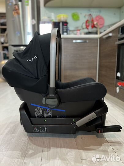 Автолюлька nuna pipa lite с базой isofix