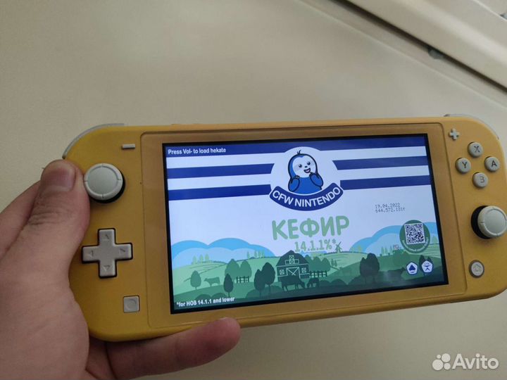 Nintendo switch lite прошитая (128 gb)