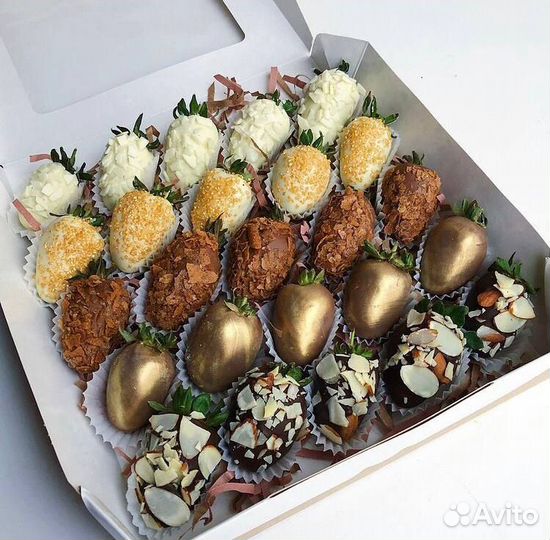 Набор клубники в шоколаде - 12 шт