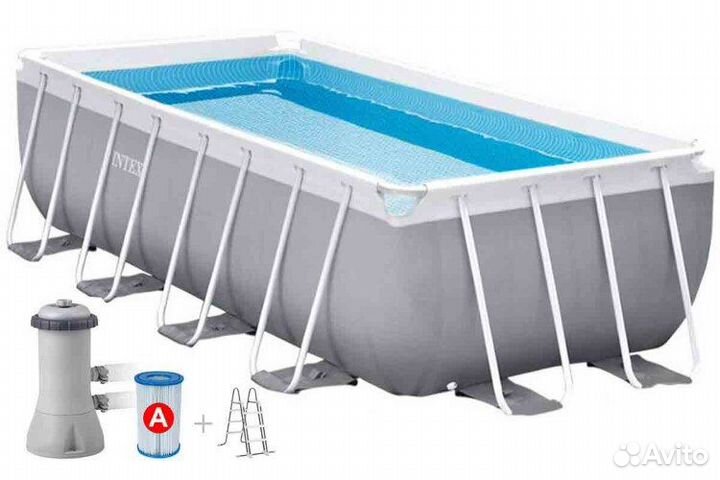 Каркасный бассейн intex 26788 400х200х100 см