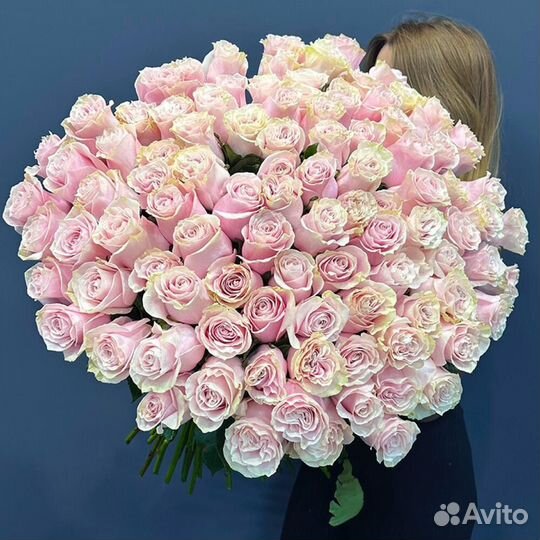 101 Роза, (Эквадор), Букет Роз 70 см