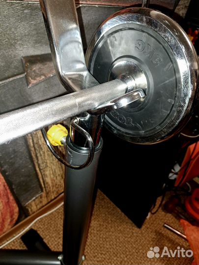 Скамьястойка+Штанга+Блины +Тренажёр