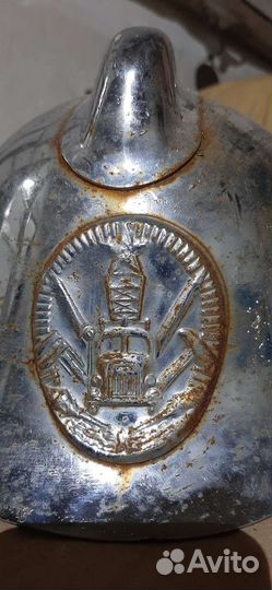 Шлем пожарный старинный
