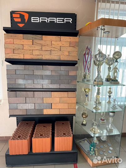 Кирпич керамический баварская кладка кора дуба Браер