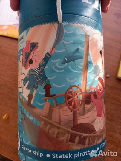 Паззлы dodo пираты в тубусе