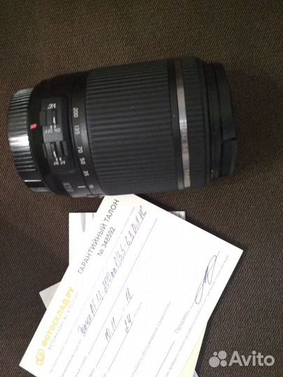 Объектив tamron 18-200 3.5-6.3 для Canon