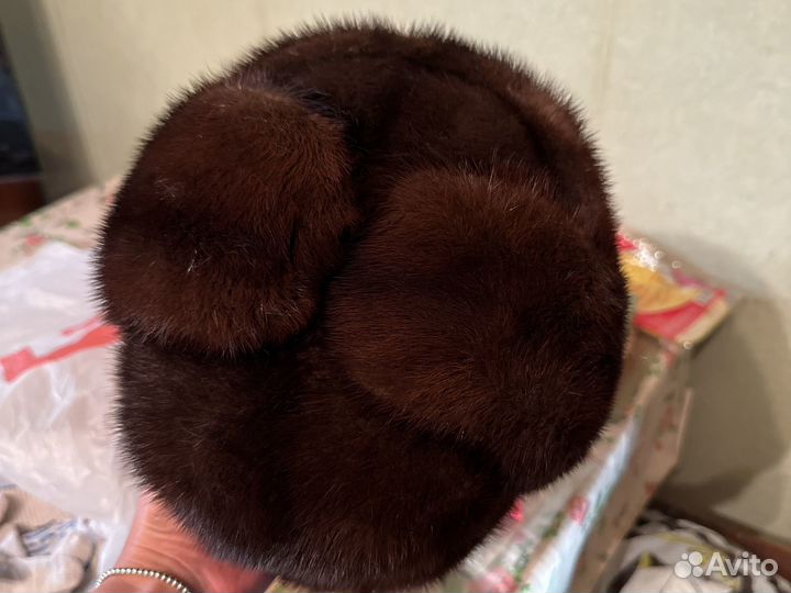 Шапка норковая мужская зимняя