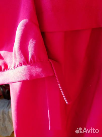 Алое платье женское 48