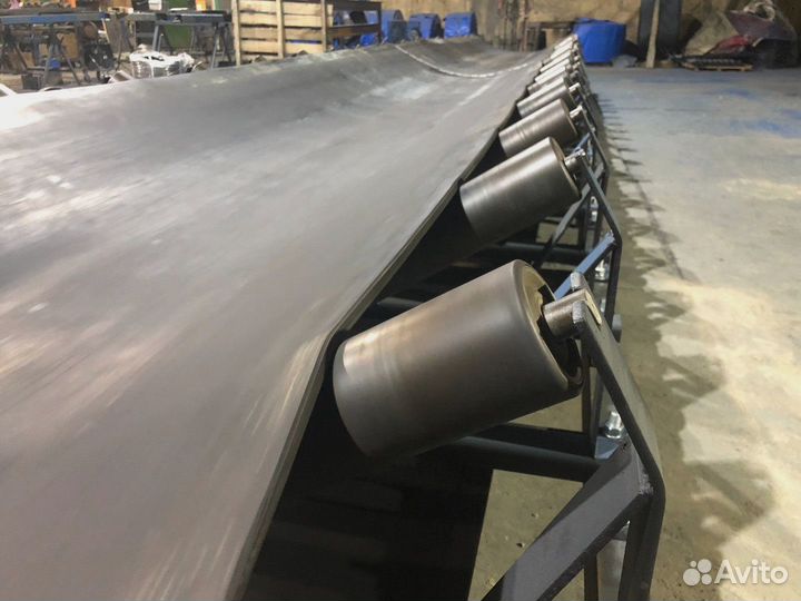 Ленточный конвейер желобчатый