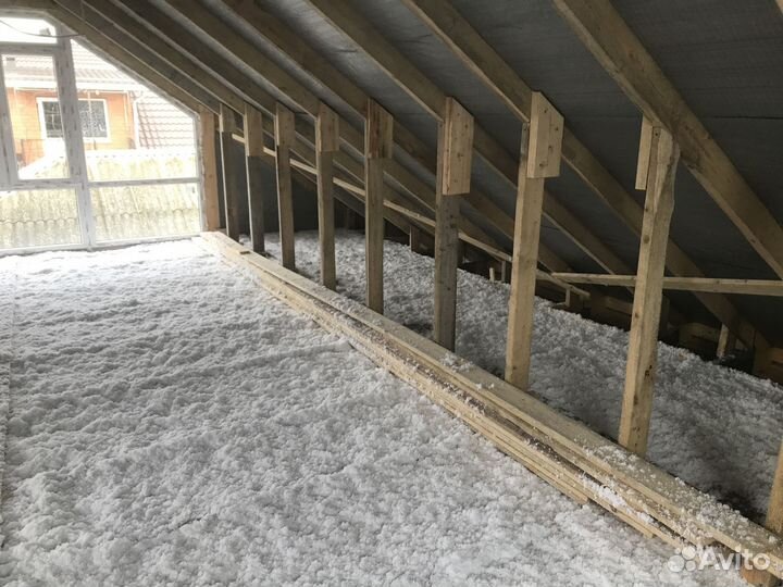 Утепление домов Эковатой