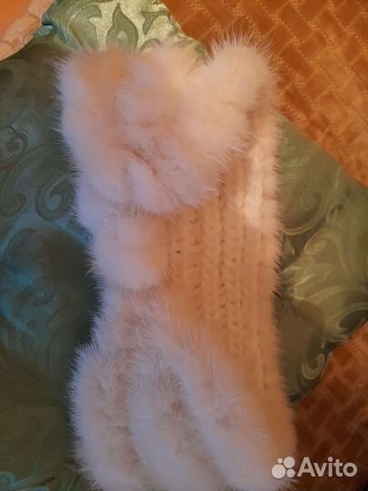 Повязка на голову из меха норка