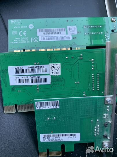 Сетевая карта 1000 MBps разные в количестве