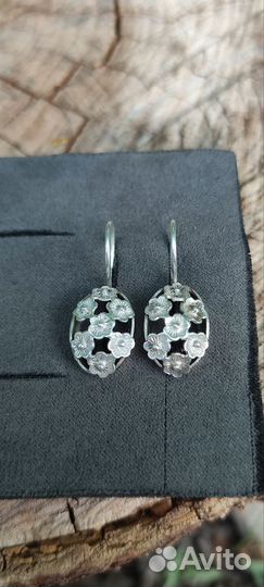 Серьги Цветочный Сбор серебро 925 Ереван