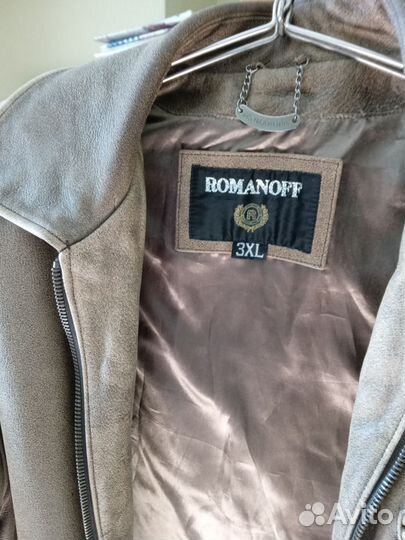 Куртка кожаная(натуральная).фирменная(романов)