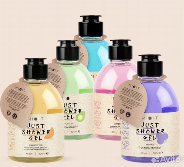 Гель для душа Mixit новый