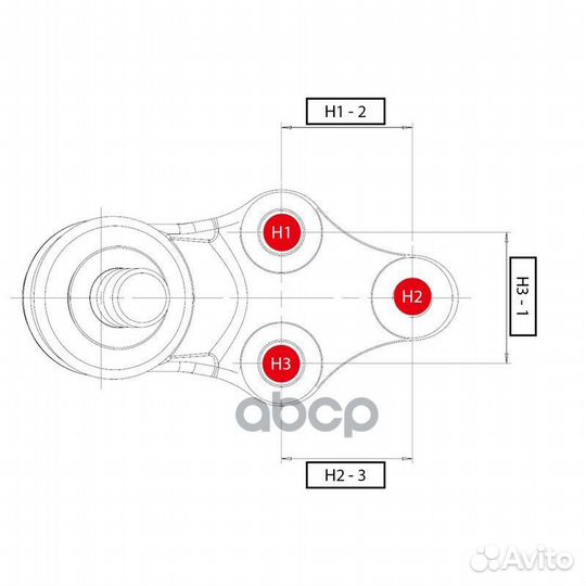 Опора шаровая Заменен на CB0057L лев LADA: vest