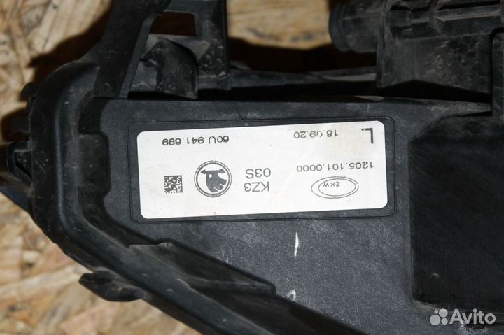 Skoda Rapid птф передняя левая