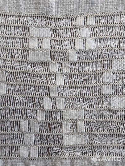 Старинное дотканое полотенце 19 век Рушник