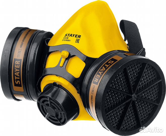 Маска (респиратор), противогазная, фильтры А1, ST