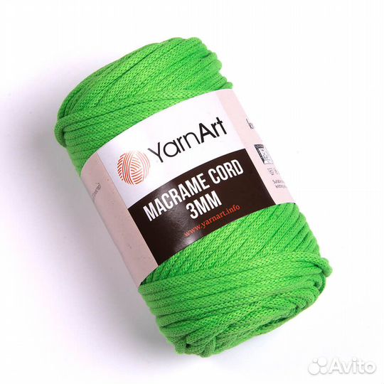 Пряжа ярнарт YarnArt Macrame Cord 3 MM