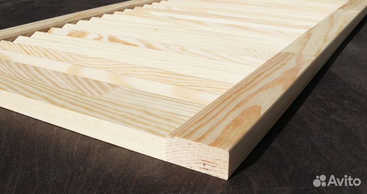 Дверка жалюзийная 1 шт. 1805x594мм из сосны Экстра
